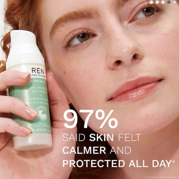 REN Clean Skincare. Evercalm Global Protection Day Cream. 1.7 Fl Oz. NIB. - Picture 4 of 11